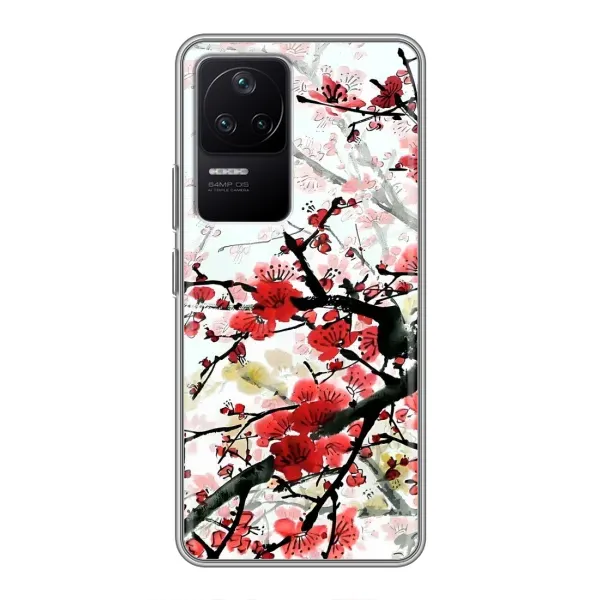Чехол с рисунком «Красивая Сакура» для Xiaomi POCO F4 (5G) Чехол с рисунком «Красивая Сакура» для Xiaomi POCO F4 (5G)