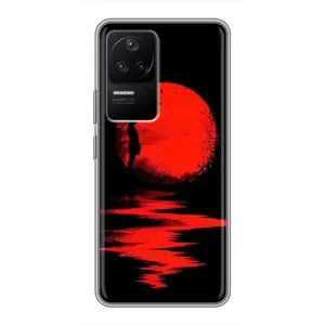 Летний Чехол на Xiaomi POCO F4 (5G) (Красный Закат)