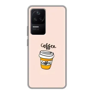 Чехол с изображением вкусной еды для Xiaomi POCO F4 (5G) (Кружка кофе)