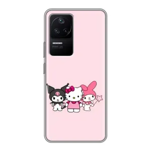 Чехол с персонажем Куроми на Xiaomi POCO F4 (5G) (Куроми Мелоди Китти)