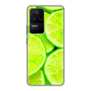 Чехол с изображением вкусной еды для Xiaomi POCO F4 (5G) (Лайм)