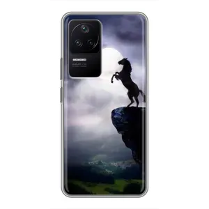 Чехлы с изображением разных животных для Xiaomi POCO F4 (5G) (Лошадь)