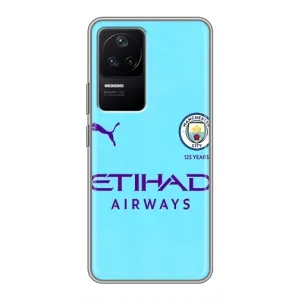 Силиконовые Чехлы принт Футбол на Xiaomi POCO F4 (5G) (Man City)