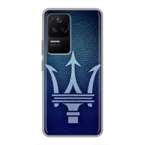 Чехлы с тематикой "Крутые машины" на Xiaomi POCO F4 (5G) (Лого Maserati)