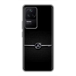 Силиконовый бампер с картинкой машины на Xiaomi POCO F4 (5G) (Mercedes)