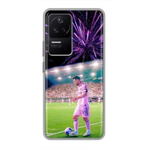 Чехлы Лео Месси в Майами на Xiaomi POCO F4 (5G) (Месси в Майами)