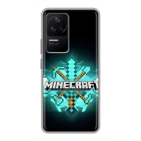 Чехол с рисунком «MineCraft 2» для Xiaomi POCO F4 (5G)