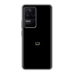 Чохол (Корона на чорному фоні) для Поко Ф4 (5G) (Міні корона)