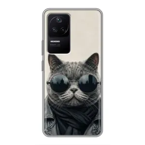 Чехол на тематику: Коты для Xiaomi POCO F4 (5G) (Модный кот)