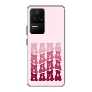Чехлы на день мамы для Поко Ф4 (5G) (Надпись мама)