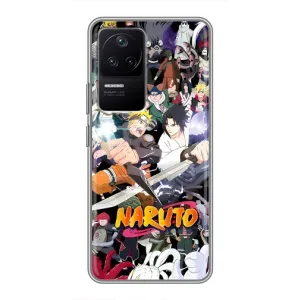 Купить Чехлы на телефон с принтом Anime для Xiaomi POCO F4 (5G) (Наруто постер)