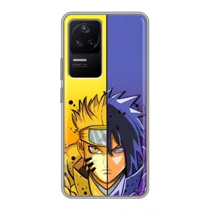 Купить Чехлы на телефон с принтом Anime для Xiaomi POCO F4 (5G) (Naruto Vs Sasuke)