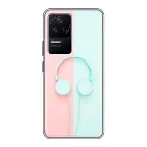 Девчачий Чехол для Xiaomi POCO F4 (5G) (Наушники)