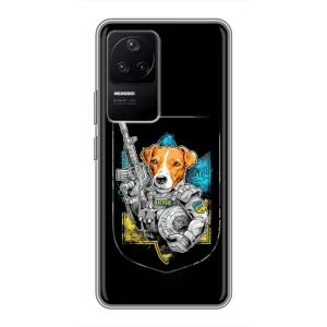 Чехол с принтом для Xiaomi POCO F4 (5G) (Патрон Воин)