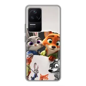 Силиконовый чехол с принтом Зоотрополіс для Xiaomi POCO F4 (5G)