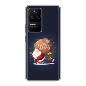 Чехол Санта Клаус для Xiaomi POCO F4 (5G) (Подарки от Санты)