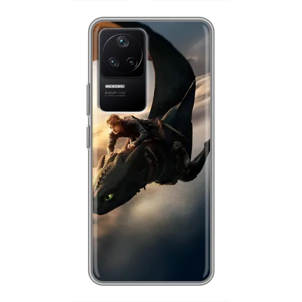 Чехол с рисунком «Полет Беззубика» для Xiaomi POCO F4 (5G) Чехол с рисунком «Полет Беззубика» для Xiaomi POCO F4 (5G)