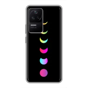 Чехол (ТПУ) с планетами на Xiaomi POCO F4 (5G) (Полнолуние)