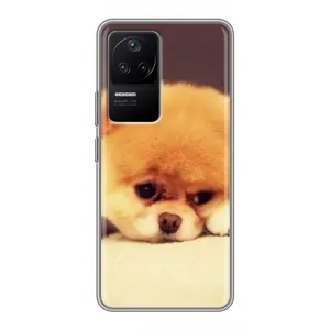 Чехол (ТПУ) Милые собачки для Xiaomi POCO F4 (5G) (Померанский шпиц)