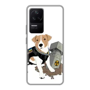 Чехол с принтом Собаки Патрон для Xiaomi POCO F4 (5G) (Пёс Патрон с ракетой)