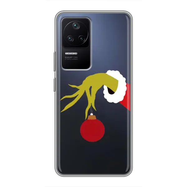 Чехол с рисунком «Рука Гринча» для Xiaomi POCO F4 (5G) Чехол с рисунком «Рука Гринча» для Xiaomi POCO F4 (5G)
