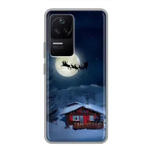 Чехол Санта Клаус для Xiaomi POCO F4 (5G) (Санта)