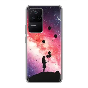 Силиконовые Чехлы Любимому человеку для Xiaomi POCO F4 (5G) (Шарики в небе)