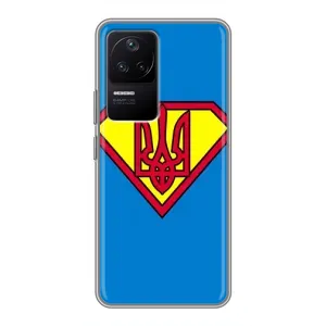 Чехол с картинкой (Патриотический ГЕРБ) на Xiaomi POCO F4 (5G) (Super - Герб)