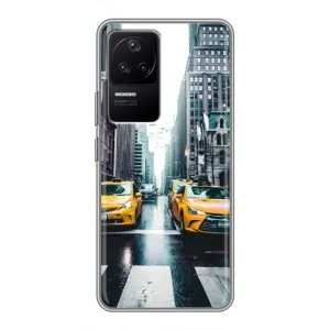 Силиконовый бампер (Работники) на Xiaomi POCO F4 (5G) (Такси)