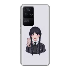 Чехлы с принтом Уэнсдей на Xiaomi POCO F4 (5G) (Вещь Венсдей)