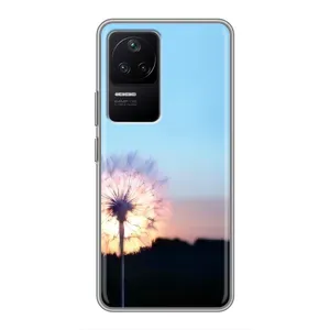 Силіконовий Чохол з кульбабками на Xiaomi POCO F4 (5G) (Захід з кульбабкою)