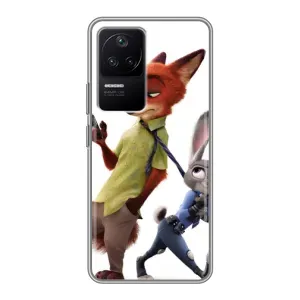 Чехлы ЗВЕРОПОЛИС для Xiaomi POCO F4 (5G) (Зверополис герои)