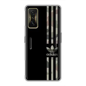 Чехол в стиле "Адидас" для Поко Ф4 GT (Adidas)