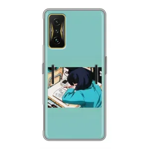 Чехол с персонажами АНИМЕ на Xiaomi POCO F4 GT (Аканэ Тэндо)