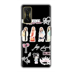 Чехлы с картинкой для Xiaomi POCO F4 GT (Арт блэкпинг)