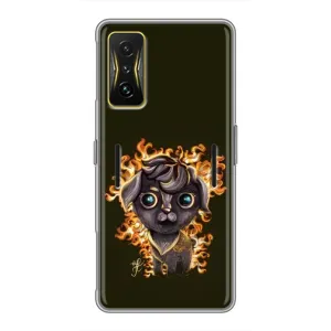 Чехлы на военную тематику для Xiaomi POCO F4 GT (Бавовна мем)