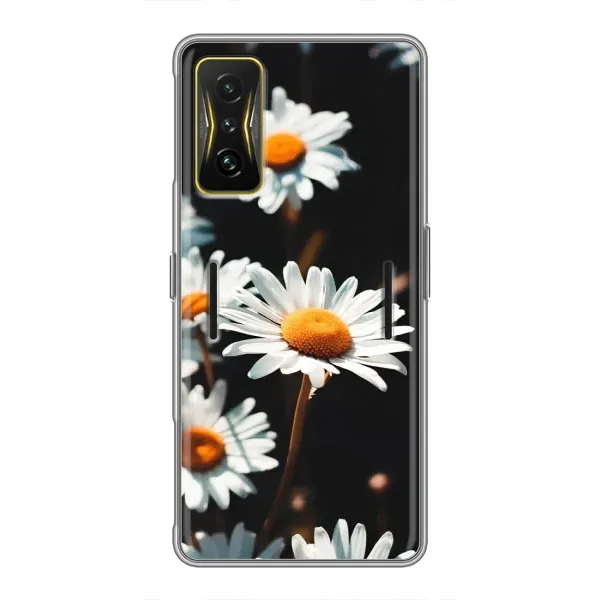 Чехол с рисунком «Белые ромашки» для Xiaomi POCO F4 GT Чехол с рисунком «Белые ромашки» для Xiaomi POCO F4 GT