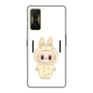 Чохол з принтом Лабубу для Xiaomi POCO F4 GT (Бежевий Лабубу)