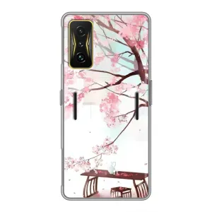 Чехол с принтом САКУРЫ на Xiaomi POCO F4 GT (Чайная церемония)