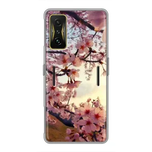Чехол с принтом САКУРЫ на Xiaomi POCO F4 GT (Цветущая сакура)