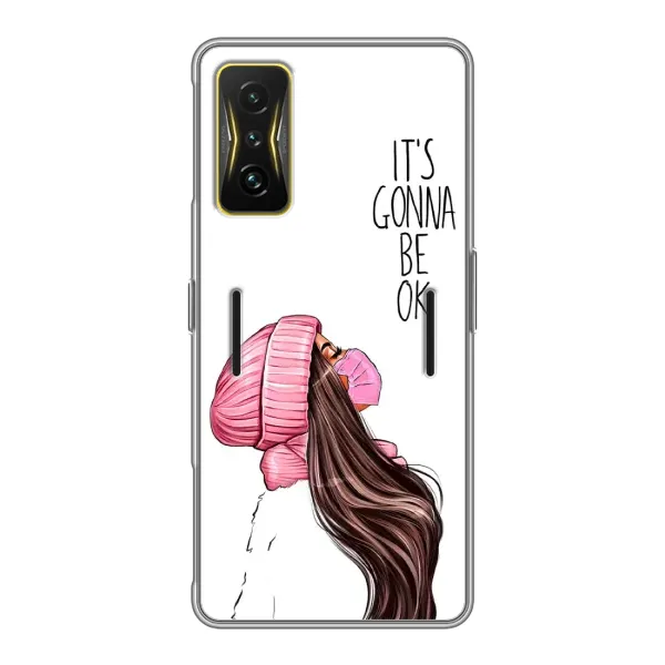 Чехол с рисунком «Девушка в маске» для Xiaomi POCO F4 GT