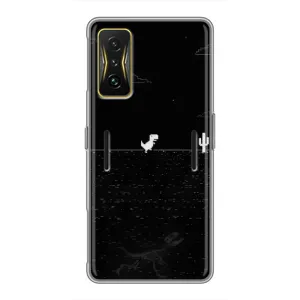 Чехол для программиста на Поко Ф4 GT (Динозаврик)