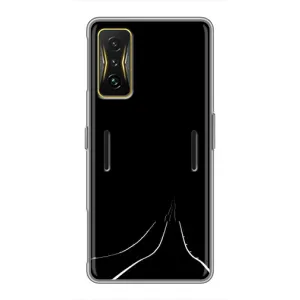 Чехол с картинками на черном фоне для Xiaomi POCO F4 GT (Дорога)
