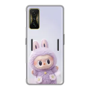 Чохол з принтом Лабубу для Xiaomi POCO F4 GT (Фіолетовий Лабубу)