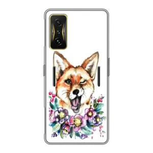 Чехол с Лисичкой для Xiaomi POCO F4 GT (Хитрая лиса)