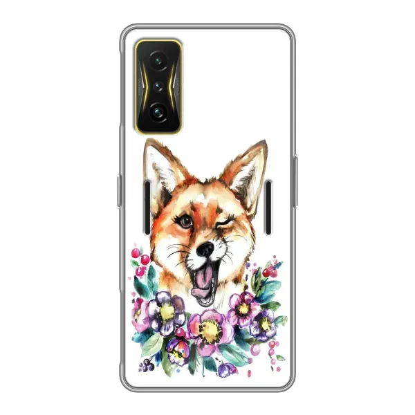 Чехол с рисунком «Хитрая лиса» для Xiaomi POCO F4 GT Чехол с рисунком «Хитрая лиса» для Xiaomi POCO F4 GT