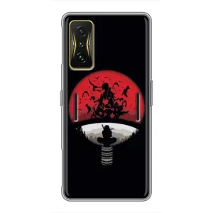 Чехлы с картинкой Итачи Учиха на Xiaomi POCO F4 GT (Итачи на черном)