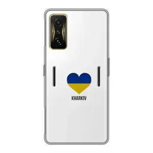 Чехлы силиконовые (Город Харьков) на Поко Ф4 GT (Kharkiv)