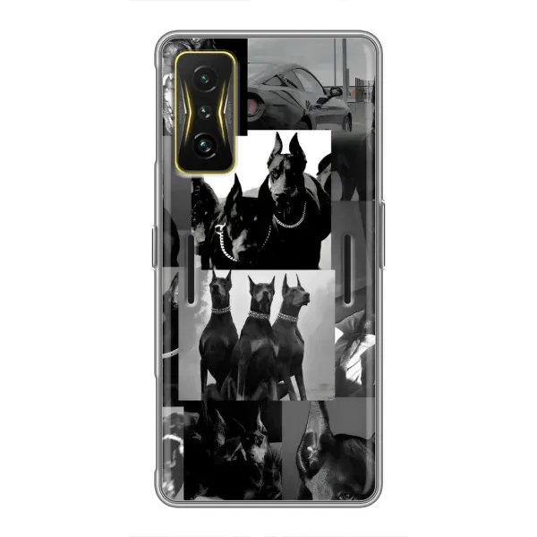 Чехол с рисунком «Коллаж Доберман» для Xiaomi POCO F4 GT