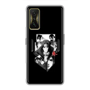 Чехлы с картинкой Итачи Учиха на Xiaomi POCO F4 GT (Коллаж Итачи)